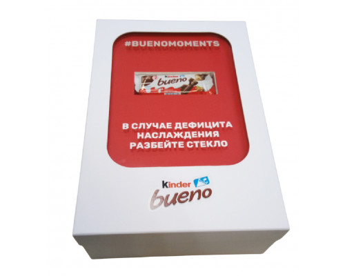 Подарочная промоупаковка с прозрачным окном
