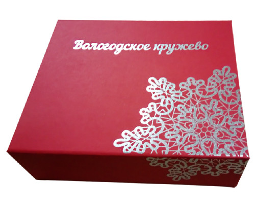 Подарочная коробка Вологодская кружевница Подарочная коробка Вологодская кружевница